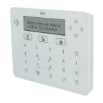 Risco RPKELPWT000B Teclado táctil Elegant con Lector de Proximidad de Grado 3, blanco, para LightSYS+ (no incluye tags de