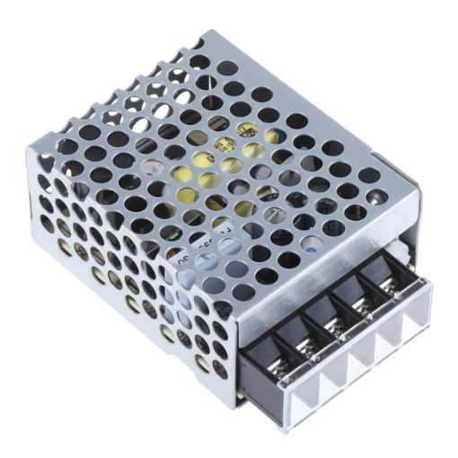 Mean Well RS-15-12 – Dimensiones y peso: 62.5*51*28mm / 130gr