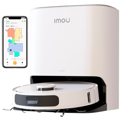 Imou RV-L31-C-11-IMOU Imou Robot Aspirador RV3 - 8500Pa / 6400 mAh - Barrido, Aspirado y Mopeado - Autolimpiado -