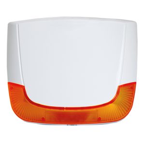 Risco RWS401A8000B Sirena Exterior Lumin8 Vía Radio Bidireccional Autónoma Lente Ámbar RISCO