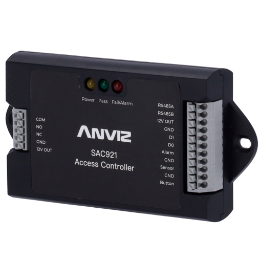 Anviz SAC921 Controladora de acceso - Tarjeta o PIN - 1 puerta | Comunicación TCP/IP y WiFi - 1 lector por