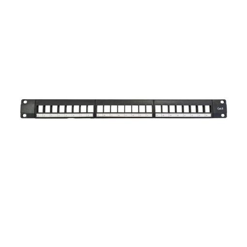 OEM SAM-6755 Carcasa vacía de patch panel FTP Cat 6 de 24 puertos