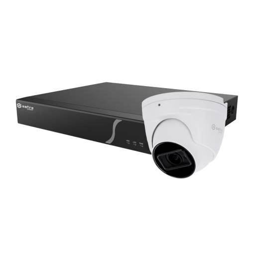 Safire Smart SF-DEMOSMART-D Kit de Inteligencia Artificial Safire Smart - 1 Cámara Turret de 4Mpx - 1 NVR de 8CH con audio