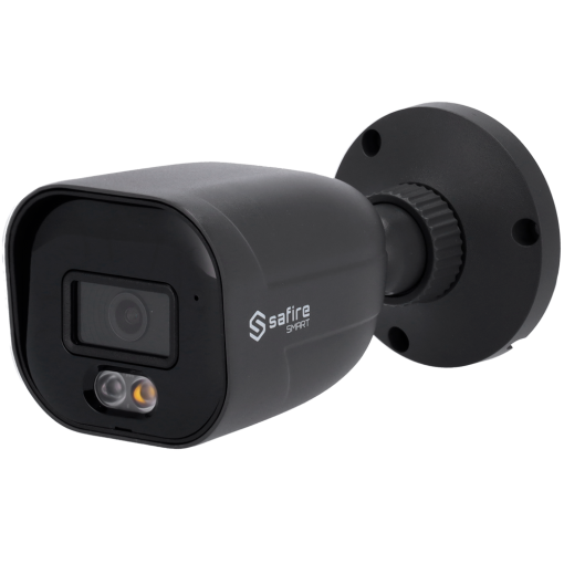 Safire Smart SF-IPB080A-4E1-DL-GREY Safire Smart Cámara Bullet IP gama E1 IA - Color Gris - Resolución 4 Megapíxel (2566x1440) -