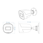 Safire Smart SF-IPB080A-6I1 Safire Smart - Cámara Bullet IP gama I1 AI Avanzada - Resolución 6 Megapixel (3296×1856) -