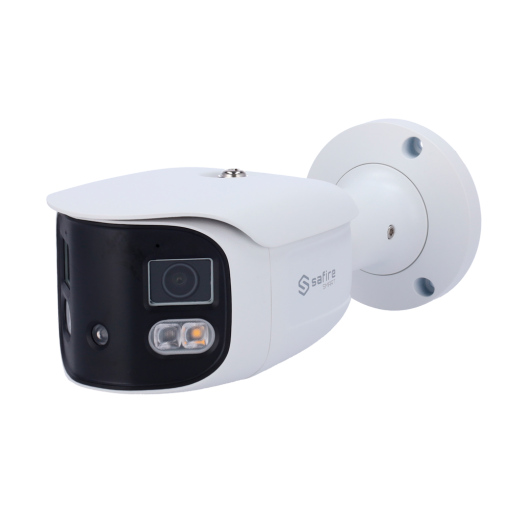 Safire Smart SF-IPB180A-8I1-SL Safire Smart - Cámara Bullet IP gama I1 panorámica disuasoria - Resolución 8 Megapíxel