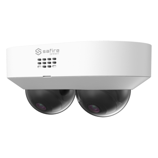 Safire Smart SF-IPD060A-4I1-DUAL Cámara Domo Panorámica IP gama I1 AI AvanzadoResolución 4 Mpx (2592×1520)Lente 2.8 mm | Audio