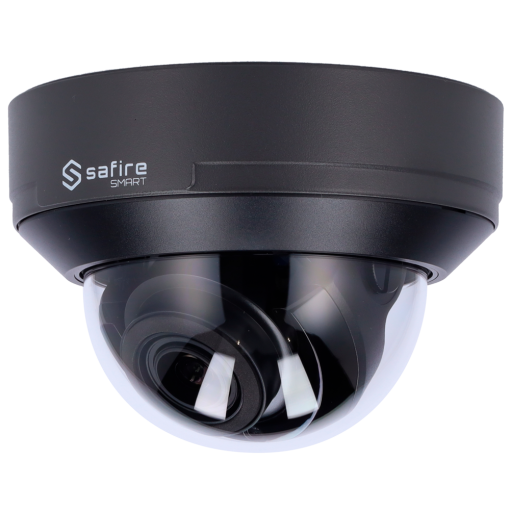 Safire Smart SF-IPD540ZA-4E1-GREY Safire Smart - Cámara Domo IP gama E1 Inteligencia Artificial - Resolución 4 Megapíxel