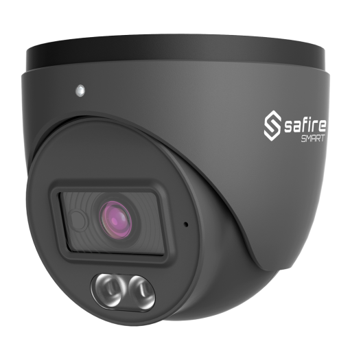 Safire Smart SF-IPT010A-2B1-DL-GREY Safire Smart - Cámara Turret IP gama B1 con luz dual - 1/3" Progressive Scan CMOS -