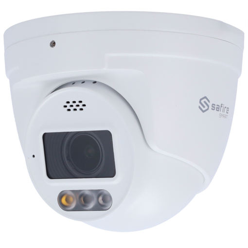 Safire Smart SF-IPT020A-6I1-SL Safire Smart - Cámara Turret IP gama I1 AI Avanzada y DualLight - Resolución 6 Megapíxel