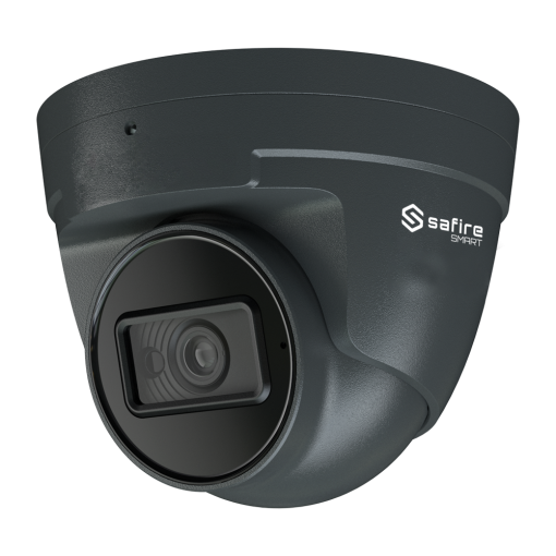 Safire Smart SF-IPT520ZA-4E1-GREY Safire Smart - Cámara Turret IP gama E1 Inteligencia Artificial - Resolución 4 Megapíxel