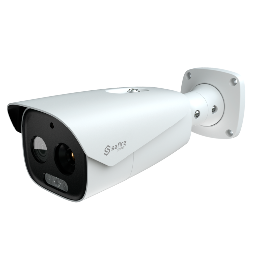 Safire Smart SF-IPTB384A-19D5 Cámara térmica Dual Bullet IP Safire Smart - Sensor térmico 12 μm 384x288 VOx | Lente 19 mm -