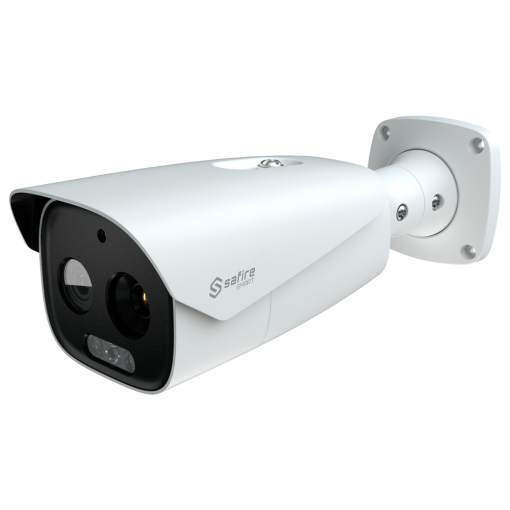 Safire Smart SF-IPTB640A-19D5 Cámara térmica Dual Bullet IP Safire Smart - Sensor térmico 12 μm 640x512 VOx | Lente 19 mm -