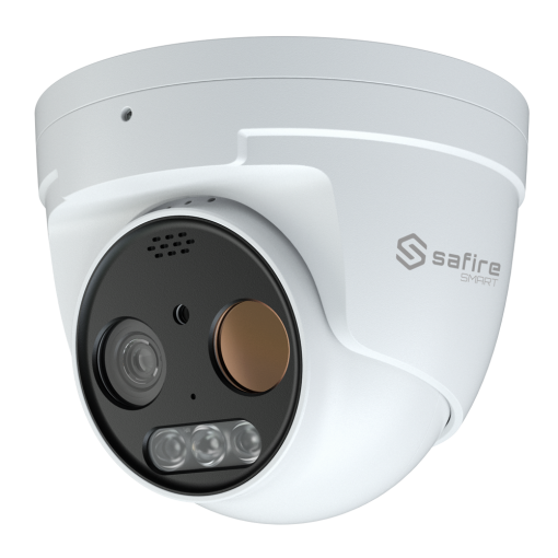 Safire Smart SF-IPTT256A-3D5 Cámara térmica Dual Turret IP Safire Smart - Sensor térmico 256x192 VOx | Lente 3.2 mm -