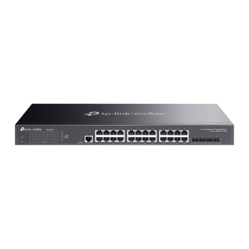 TP-Link SG3428X Switch L2+ con 24 puertos RJ45 Gigabit y 4 SFP+ 10 Gigabit