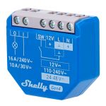 Shelly SH-1-GEN4 Relé Shelly 1 Gen4 - Controlador Inteligente - Relé de 1 canal / Contacto Seco - WiFi 6 2.4GHz