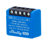 Shelly SH-1-MINI-GEN3 Relé Shelly 1 Mini Gen3 - Controlador Inteligente - Relé de 1 canal / Contacto Seco - WiFi