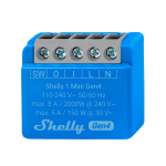 Shelly SH-1-MINI-GEN4 Relé Shelly 1 Mini Gen4 - Controlador Inteligente - Relé de 1 canal / Contacto Seco - WiFi 6