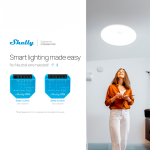 Shelly SH-2L-GEN3 Relé Shelly 2L Gen3 - Controlador Inteligente - Relé de 2 canales / No necesita Neutro - WiFi