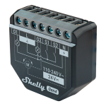 Shelly SH-2PM-GEN4 Relé Shelly 2PM Gen4 - Controlador de persianas / toldos - Relé de 2 canales independientes -