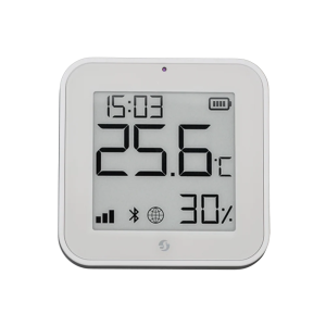 Shelly SH-BLU-HT-DISPLAY-ZB-W Shelly BLU H&T Display ZB Blanco - Sensor de humedad y temperatura - Pantalla de tinta