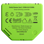Shelly SH-DIMMER-GEN3 Shelly Dimmer Gen 3 - Atenuación (Dimming) / 1x 200W - Luces incandescentes, halógenas y LED -