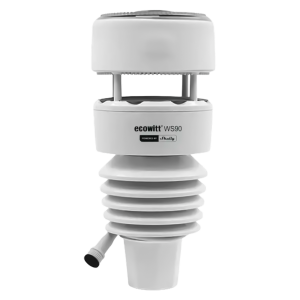 Shelly SH-ECOWITT-WS90 Shelly Ecowitt WS90 - Estación Meteorológica Solar 7 en 1 - Sensor piezoeléctrico ultrasónico