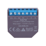 Shelly SH-EM-2X-50A Shelly EM + 2x 50A - Medición de 2 canales / 2x Pinzas 50A Incluida - Control de contactor