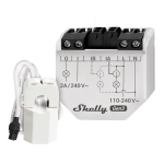 Shelly SH-EM-GEN3-50A Shelly EM Gen3 + 50A - Medición de 2 canales / Pinza 50A Incluida - Control de contactor