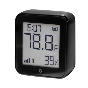 Shelly SH-HT-GEN3-MB Shelly H&T Gen 3 Negro Mate - Sensor de humedad y temperatura - Pantalla de tinta