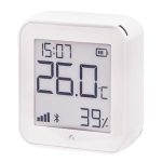 Shelly SH-HT-GEN3-MW Shelly H&T Gen 3 Blanco Mate - Sensor de humedad y temperatura - Pantalla de tinta