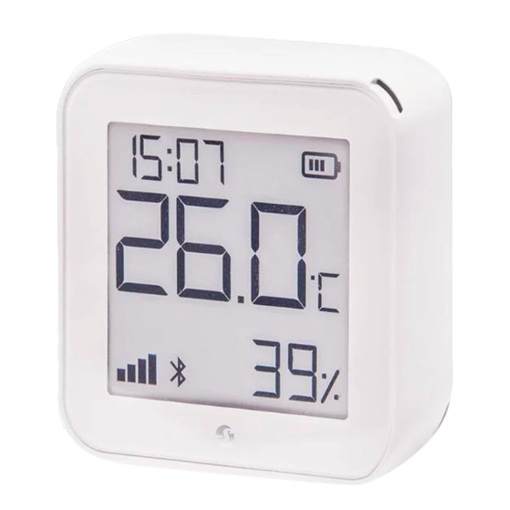 Shelly SH-HT-GEN3-MW Shelly H&T Gen 3 Blanco Mate - Sensor de humedad y temperatura - Pantalla de tinta