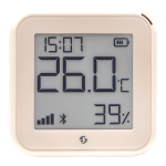 Shelly SH-HT-GEN3-MW Shelly H&T Gen 3 Blanco Mate - Sensor de humedad y temperatura - Pantalla de tinta