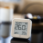 Shelly SH-HT-GEN3-MW Shelly H&T Gen 3 Blanco Mate - Sensor de humedad y temperatura - Pantalla de tinta