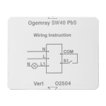 Shelly SH-OG-SMART-RELAY-25A Relé Ogemray Smart 25A - Controlador Inteligente / Grado Industrial - Relé de 1 canal /