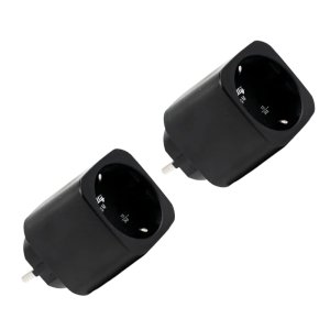 Shelly SH-PLUG-M-GEN3-B-X2 Shelly Plug M Gen3 (Negro) 2 Pcs - Monitoreo preciso del consumo eléctrico - Protección contra