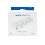 Shelly SH-PLUG-M-GEN3-W Shelly Plug M Gen3 (Blanco) - Monitoreo preciso del consumo eléctrico - Protección contra