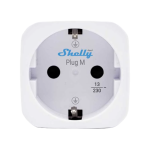 Shelly SH-PLUG-M-GEN3-W-X2 Shelly Plug M Gen3 (Blanco) 2 Pcs - Monitoreo preciso del consumo eléctrico - Protección