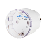 Shelly SH-PLUG-S-MTR-GEN3-W Shelly Plug S MTR Gen3 (White) - Enchufe inteligente / Luz LED Multicolor - Protección contra