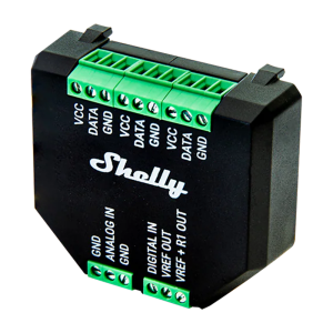 Shelly SH-PLUS-ADDON Shelly Plus AddOn - Conecta hasta 5 sensores de temperatura DS18B20 - Soporta sensor de
