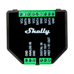 Shelly SH-PLUS-ADDON Shelly Plus AddOn - Conecta hasta 5 sensores de temperatura DS18B20 - Soporta sensor de