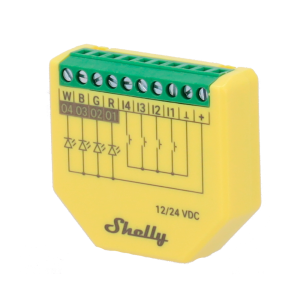 Shelly SH-PLUS-RGBW-PM Shelly Plus RGBW PM - Control de tiras LED RGBW - Admite RGBW / 4 canales de blanco