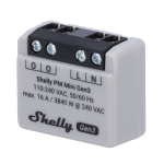 Shelly SH-PM-MINI-GEN3 Shelly PM Mini Gen3 - Medición de potencia precisa en tamaño mini - Monitorización de consumo