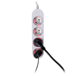 Shelly SH-POWER-STRIP-4-GEN4-W Shelly Power Strip 4 Gen4 (White) - Regleta inteligente con 4 tomas independientes -
