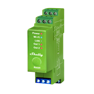 Shelly SH-PRO-DIMMER-2PM Shelly Pro Dimmer 2PM - Atenuación (Dimming) / Carril DIN - 2 Canales (Atenuable) / 2x 200W