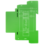 Shelly SH-PRO-DIMMER-2PM Shelly Pro Dimmer 2PM - Atenuación (Dimming) / Carril DIN - 2 Canales (Atenuable) / 2x 200W