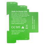 Shelly SH-PRO-DIMMER-2PM Shelly Pro Dimmer 2PM - Atenuación (Dimming) / Carril DIN - 2 Canales (Atenuable) / 2x 200W