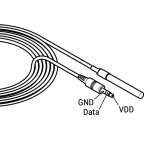 Shelly SH-SENSOR-DS18B20-1M-JACK Shelly Temperature Sensor DS18B20 3.5 mm Jack 1m - Medición precisa de temperatura de -55°C a