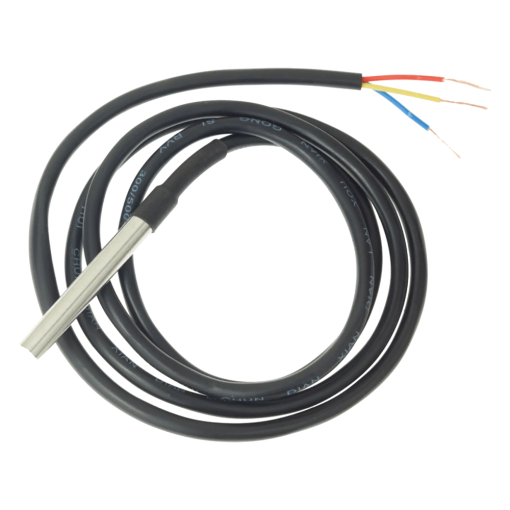 Shelly SH-SENSOR-DS18B20-3M Shelly Temperature sensor DS18B20 (3 meter) - Medición precisa de temperatura de -55°C a +125°