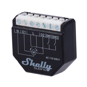 Shelly SH-SL-WAVE-SHUTTER Relé Shelly Wave Shutter - Controlador de persianas / toldos - Relé de 2 canales